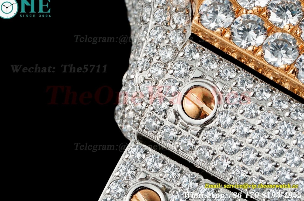 AMG 40mm Mens RG Rmn Dia SS XL MY9015 Santos 100 SS 0415